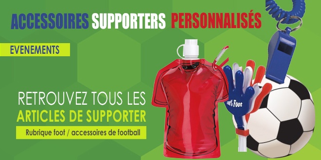 Accessoires de supporters publicitaires